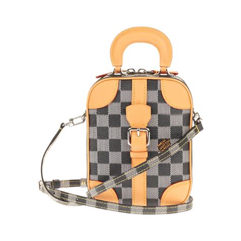 louis vuitton black studded bag|louis vuitton black checkered bag.